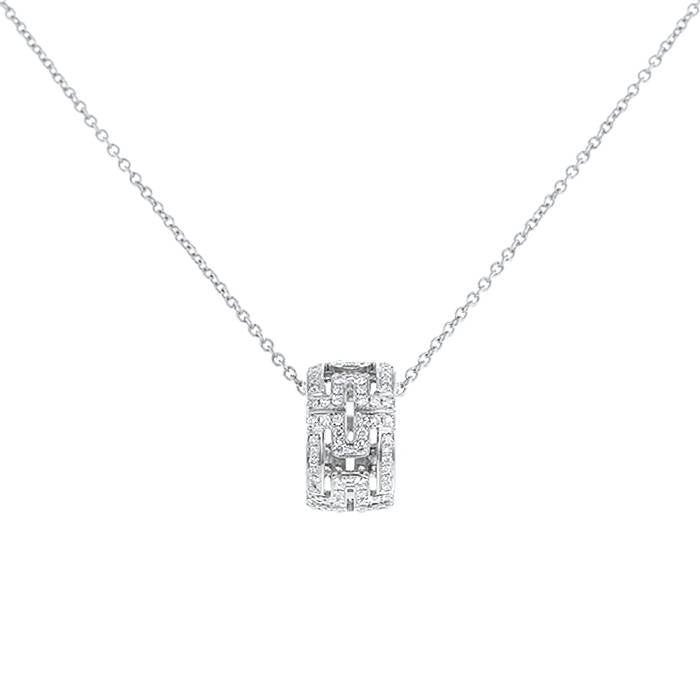 [Clover Jewelry]PARENTESI-HALSKETTE SILBER DIAMANT