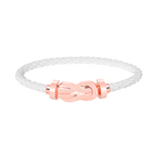 [Clover Jewelry]CHANCE LARGE 8 FIGURE BUCKLE NO DIAMOND BRACELET ROSE GOLD