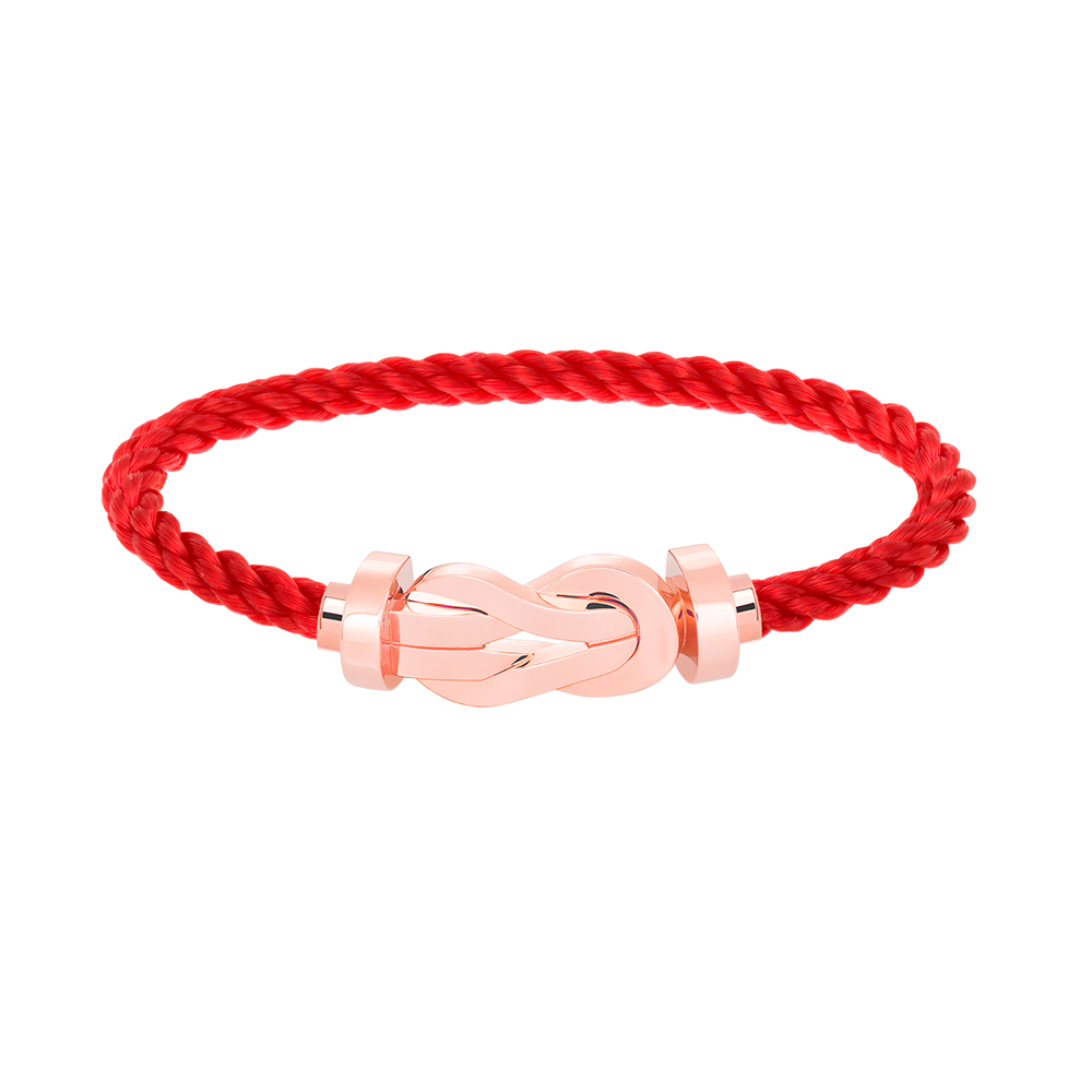 [Clover Jewelry]CHANCE LARGE 8 FIGURE BUCKLE NO DIAMOND BRACELET ROSE GOLD