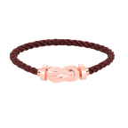[Clover Jewelry]CHANCE LARGE 8 FIGURE BUCKLE NO DIAMOND BRACELET ROSE GOLD