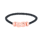 [Clover Jewelry]CHANCE LARGE 8 FIGURE BUCKLE NO DIAMOND BRACELET ROSE GOLD