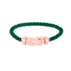 [Clover Jewelry]CHANCE LARGE 8 FIGURE BUCKLE NO DIAMOND BRACELET ROSE GOLD