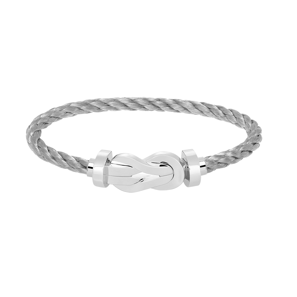 [Clover Jewelry]CHANCE LARGE 8 FIGURE BUCKLE NO DIAMOND BRACELET SILVER