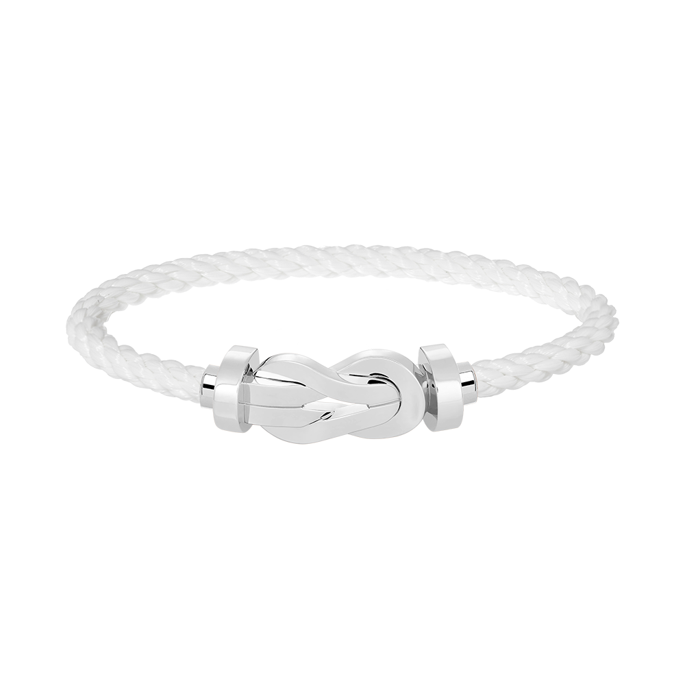 [Clover Jewelry]CHANCE LARGE 8 FIGURE BUCKLE NO DIAMOND BRACELET SILVER