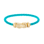 [Clover Jewelry]CHANCE GROSSE 8-FIGUREN-SCHNALLE VOLLDIAMANT-ARMBAND GOLD