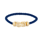 [Clover Jewelry]CHANCE GROSSE 8-FIGUREN-SCHNALLE VOLLDIAMANT-ARMBAND GOLD