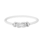 [Klee Schmuck]CHANCE GROSSES 8ER-SCHNALLEN-VOLLDIAMANTENARMBAND SILBER