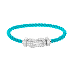 [Klee Schmuck]CHANCE GROSSES 8ER-SCHNALLEN-VOLLDIAMANTENARMBAND SILBER