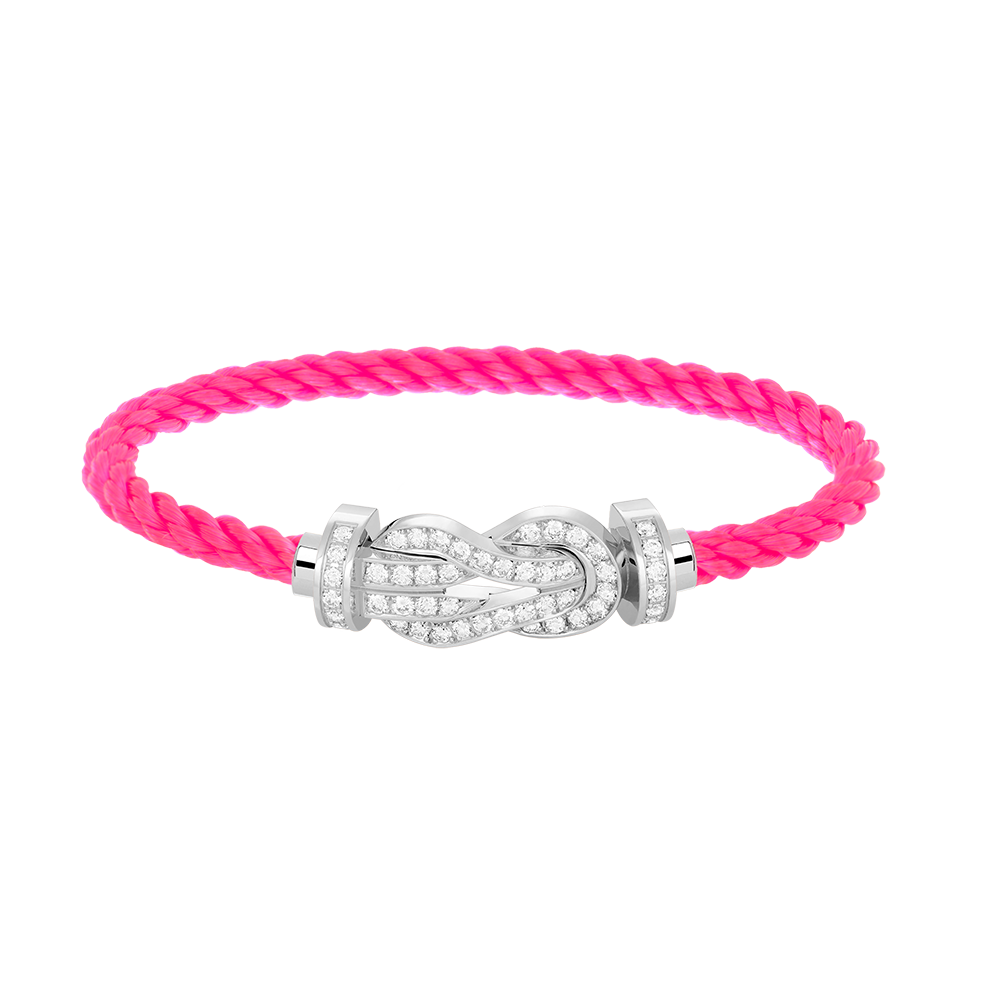 [Klee Schmuck]CHANCE GROSSES 8ER-SCHNALLEN-VOLLDIAMANTENARMBAND SILBER
