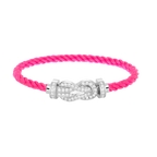 [Klee Schmuck]CHANCE GROSSES 8ER-SCHNALLEN-VOLLDIAMANTENARMBAND SILBER