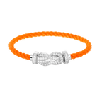 [Klee Schmuck]CHANCE GROSSES 8ER-SCHNALLEN-VOLLDIAMANTENARMBAND SILBER