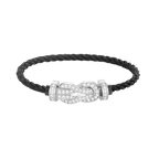 [Klee Schmuck]CHANCE GROSSES 8ER-SCHNALLEN-VOLLDIAMANTENARMBAND SILBER