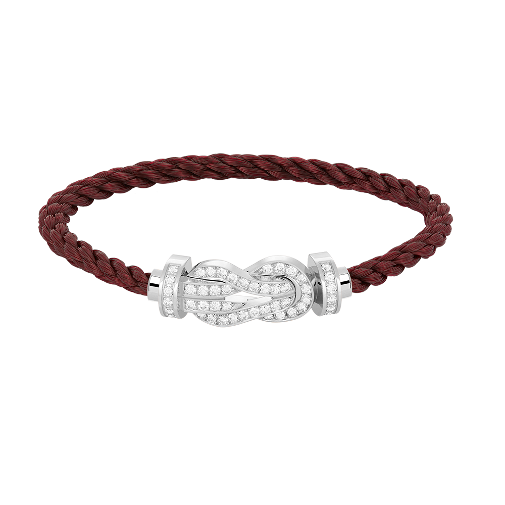 [Klee Schmuck]CHANCE GROSSES 8ER-SCHNALLEN-VOLLDIAMANTENARMBAND SILBER