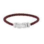 [Klee Schmuck]CHANCE GROSSES 8ER-SCHNALLEN-VOLLDIAMANTENARMBAND SILBER