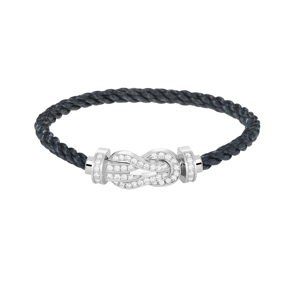 [Klee Schmuck]CHANCE GROSSES 8ER-SCHNALLEN-VOLLDIAMANTENARMBAND SILBER