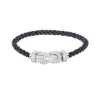 [Klee Schmuck]CHANCE GROSSES 8ER-SCHNALLEN-VOLLDIAMANTENARMBAND SILBER