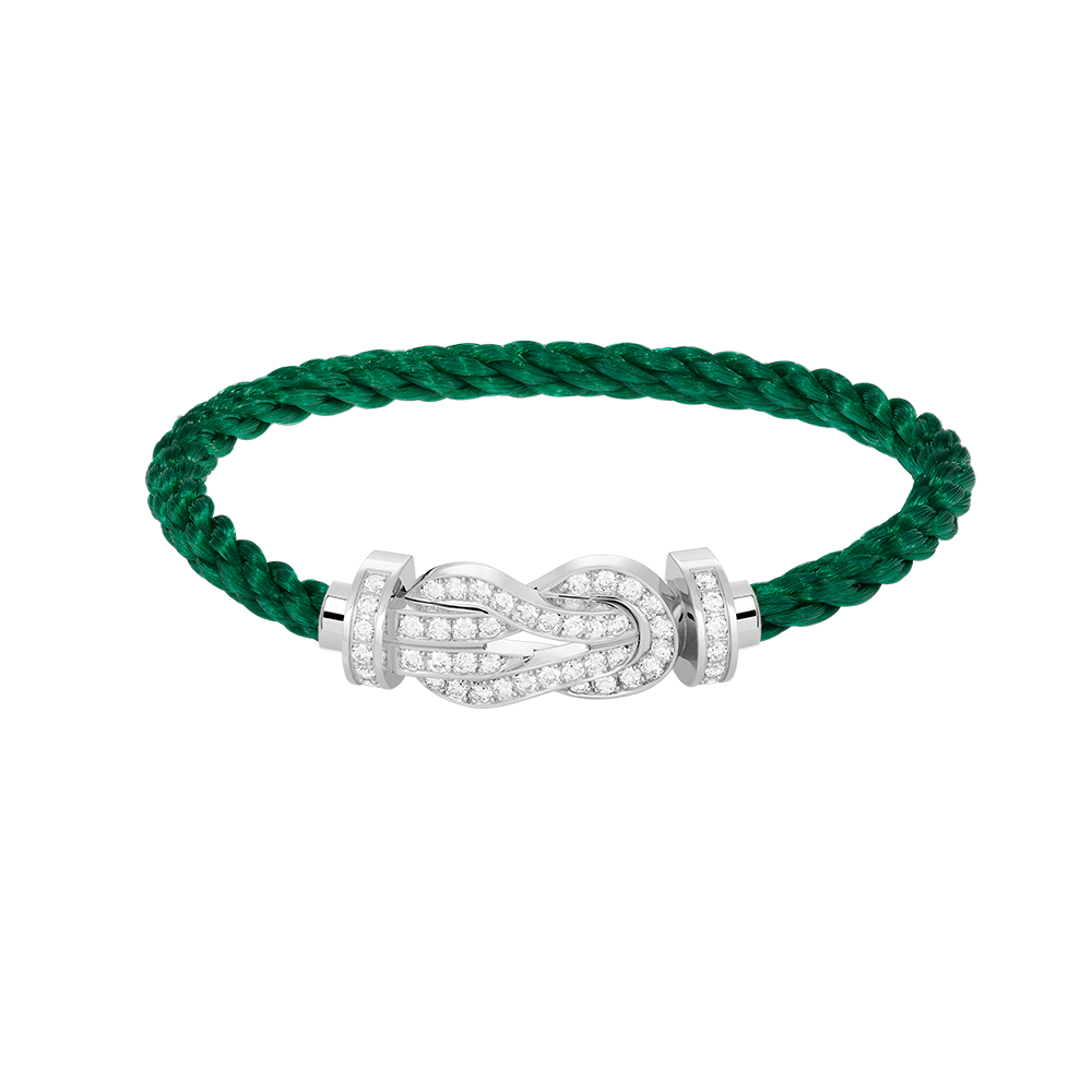 [Klee Schmuck]CHANCE GROSSES 8ER-SCHNALLEN-VOLLDIAMANTENARMBAND SILBER