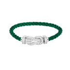 [Klee Schmuck]CHANCE GROSSES 8ER-SCHNALLEN-VOLLDIAMANTENARMBAND SILBER