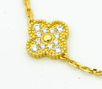 [Clover Jewelry]CLOVER BRACELET 5 MOTIFS GOLD DIAMOND