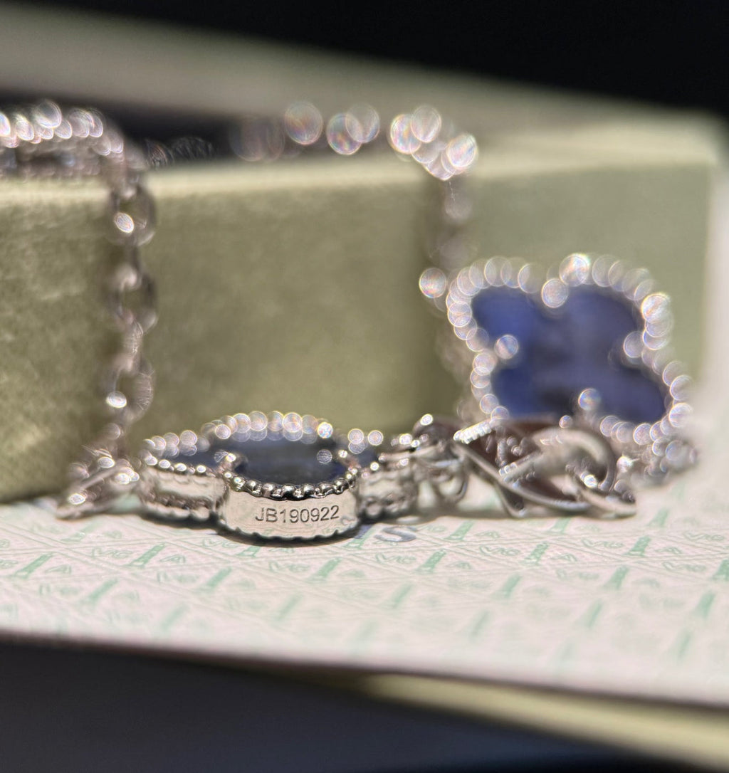 [Clover Jewelry]CLOVER 10 MOTIFS BIDE STONE NECKLACE