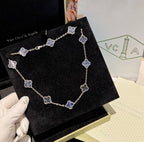 [Clover Jewelry]CLOVER 10 MOTIFS BIDE STONE NECKLACE