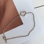 [クローバージュエリー]ハート型ラバーブレスレット