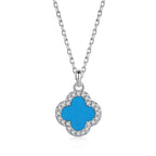 [Clover Jewelry]Dainty Flower Shape Necklace