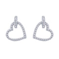 [Clover Jewelry]Dainty Heart Shape Earrings