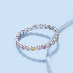 [Clover Jewelry]煌めくラウンドカットのデイリーリング