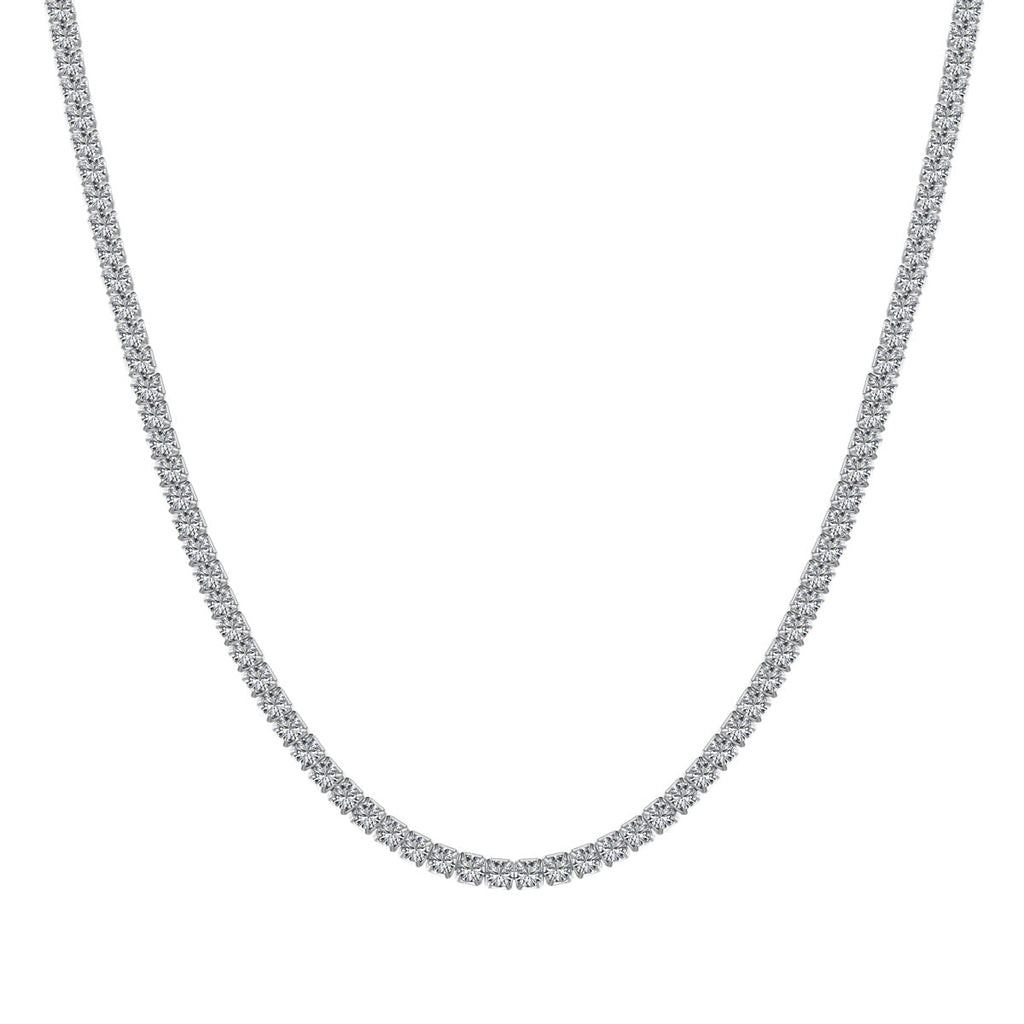 [Clover Jewelry]ラウンドシェイプ テニスネックレス