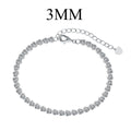 [Clover Jewelry]華やかな輝きのラウンドカットブレスレット