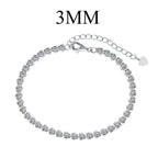 [Clover Jewelry]華やかな輝きのラウンドカットブレスレット
