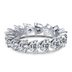 [Clover Jewelry]0.25カラット ラディアントロマンス ハートカット ラバーリング