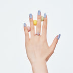 [Clover Jewelry]豪華なカラフルフラワー型バンケットリング
