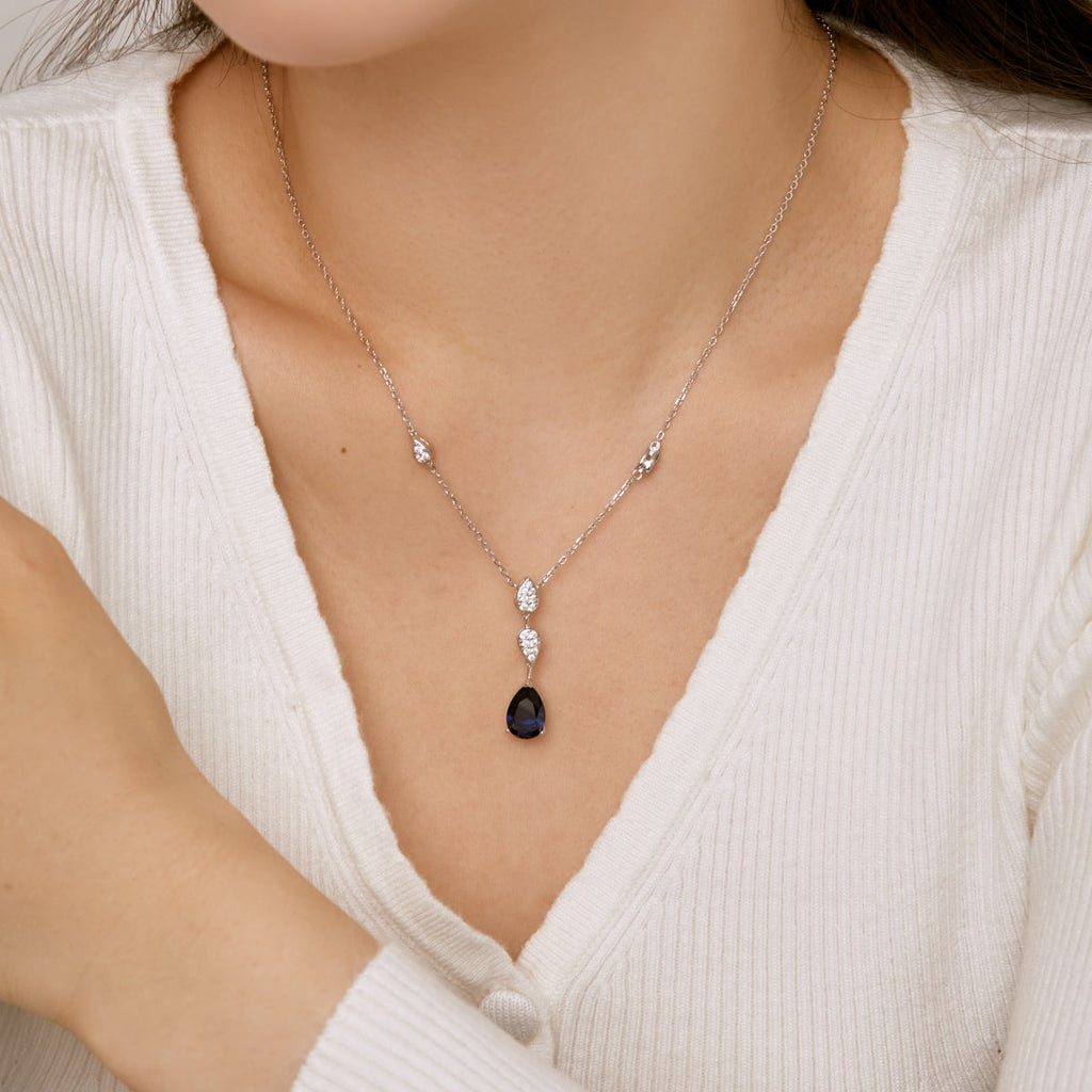 [Clover Jewelry]煌めくペアカットネックレス