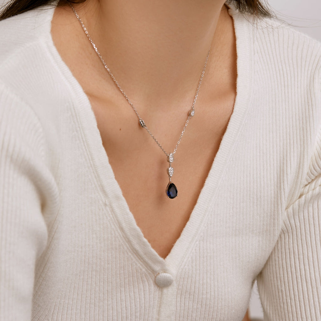 [Clover Jewelry]煌めくペアカットネックレス