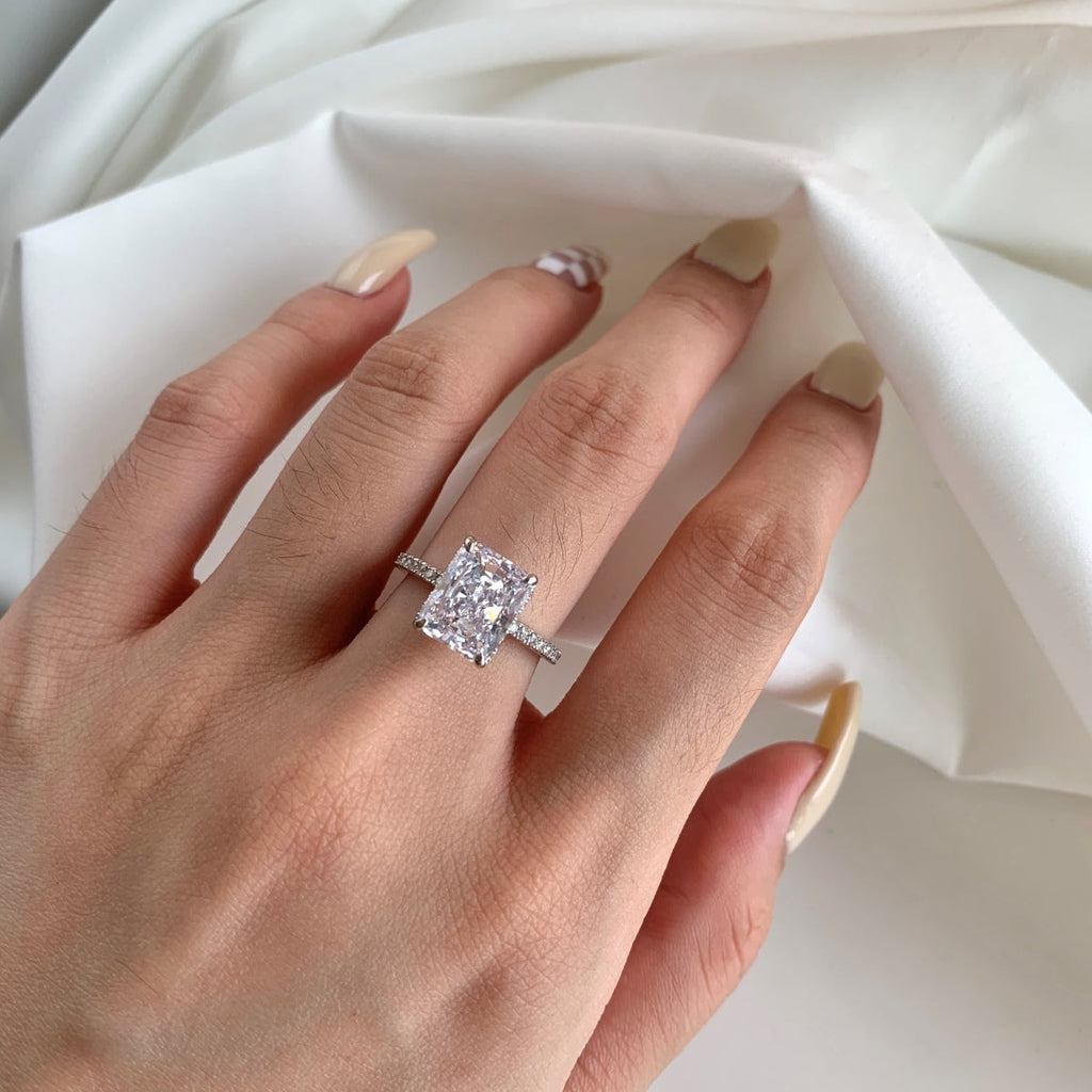 [Clover Jewelry]4.0 Karat luxuriöser Verlobungsring