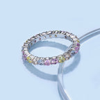 [Clover Jewelry]煌めくラウンドカットのパーティーリング