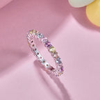 [Clover Jewelry]煌めくラウンドカットのパーティーリング