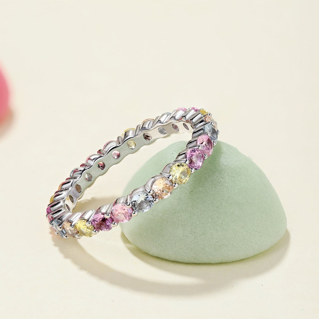 [Clover Jewelry]煌めくラウンドカットのパーティーリング