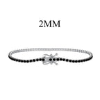 [Clover Jewelry]煌めくカラフルなラウンドカットパーティブレスレット