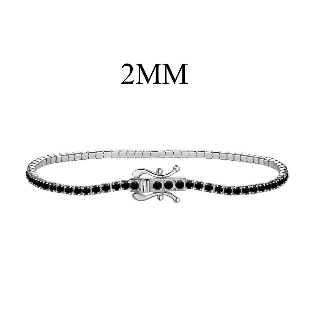 [Clover Jewelry]煌めくカラフルなラウンドカットパーティブレスレット