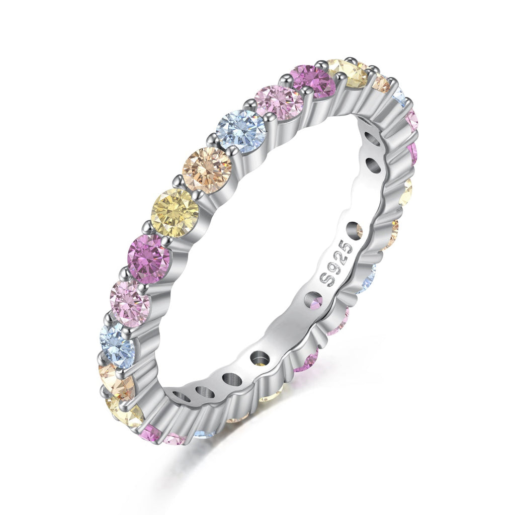 [Clover Jewelry]煌めくラウンドカットのパーティーリング