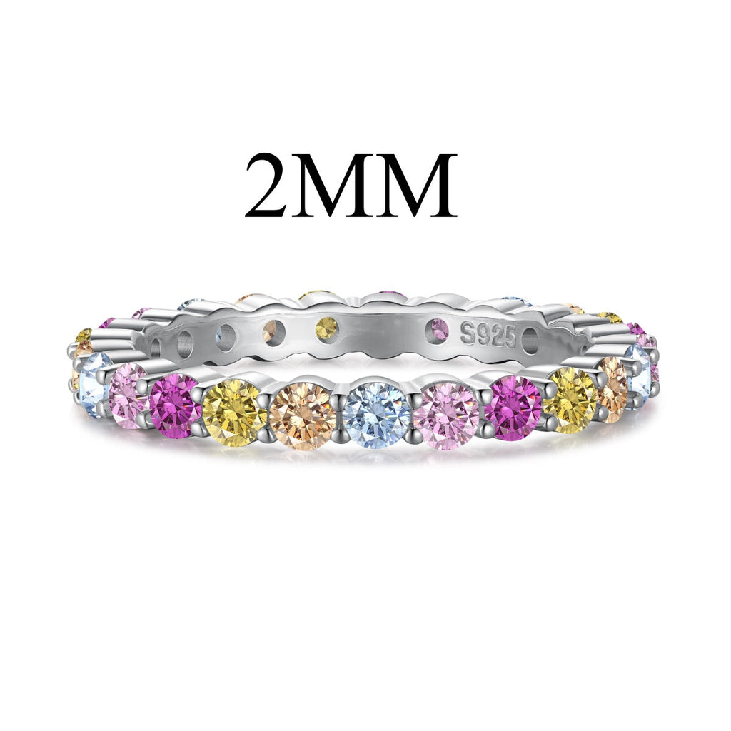 [Clover Jewelry]煌めくラウンドカットのパーティーリング