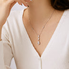 [Clover Jewelry]煌めくペアカットネックレス