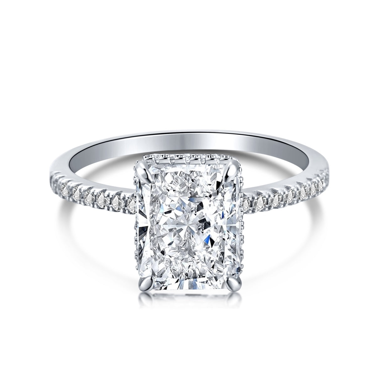 [Clover Jewelry]4.0 Karat luxuriöser Verlobungsring