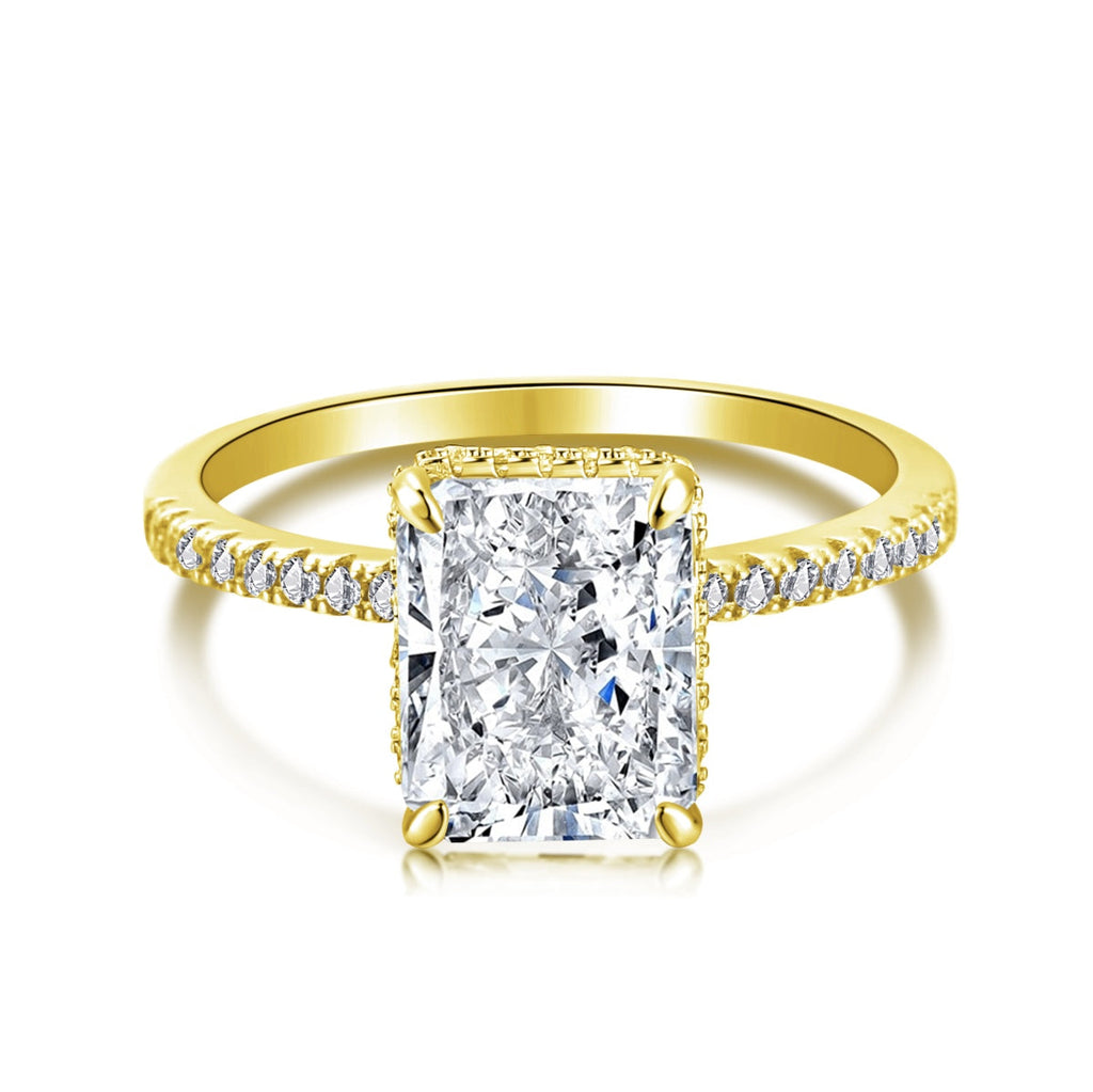 [Clover Jewelry]4.0 Karat luxuriöser Verlobungsring