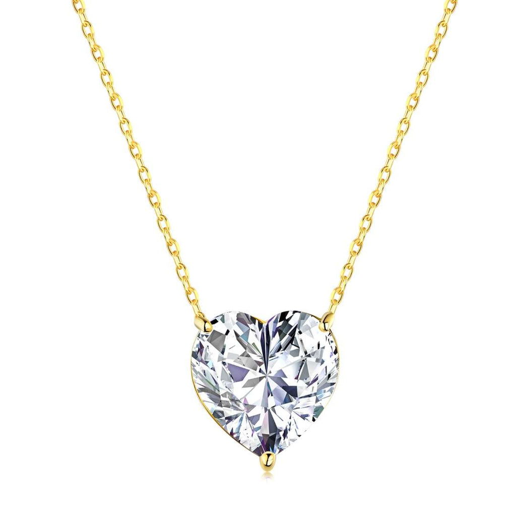 [Clover Jewelry]6.0カラット ラディアント ハートシェイプ ネックレス