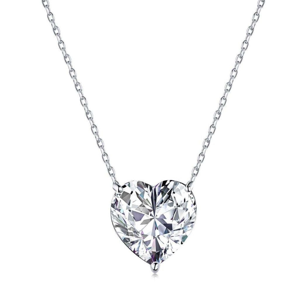 [Clover Jewelry]6.0カラット ラディアント ハートシェイプ ネックレス
