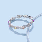[Clover Jewelry]エレガント エネルギッシュ ラウンドカット デイリーリング